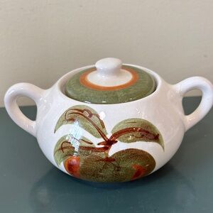 Vintage Stangl Pottery ‘Orchard Song’ Sugar Bowl.
